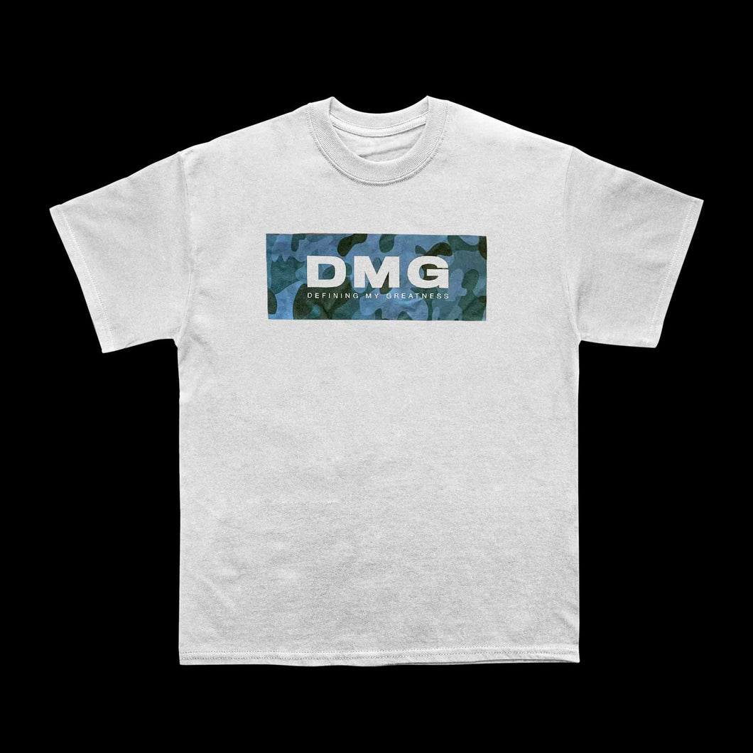 DMG Blue Camo Signature Box Tee