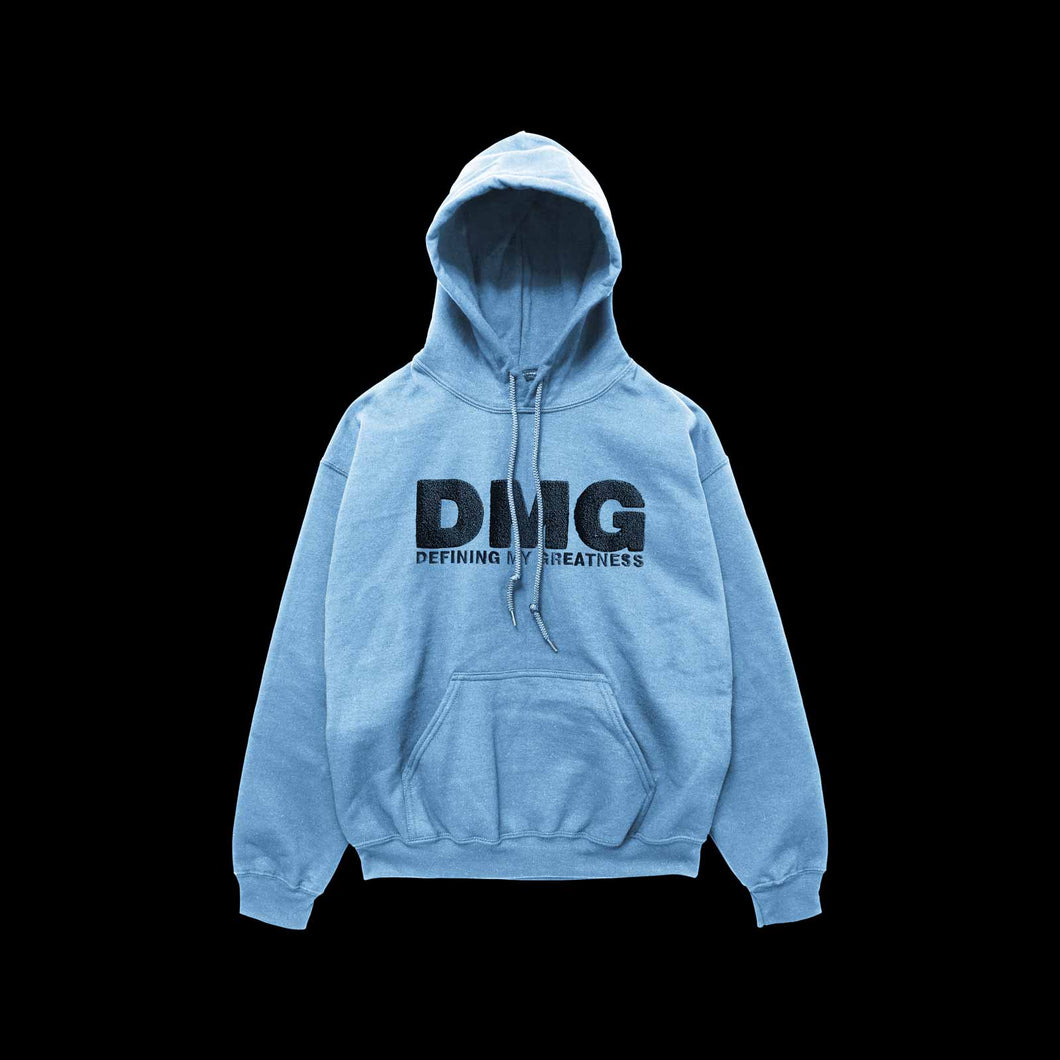 DMG Baby Blue Chenille Hoodie